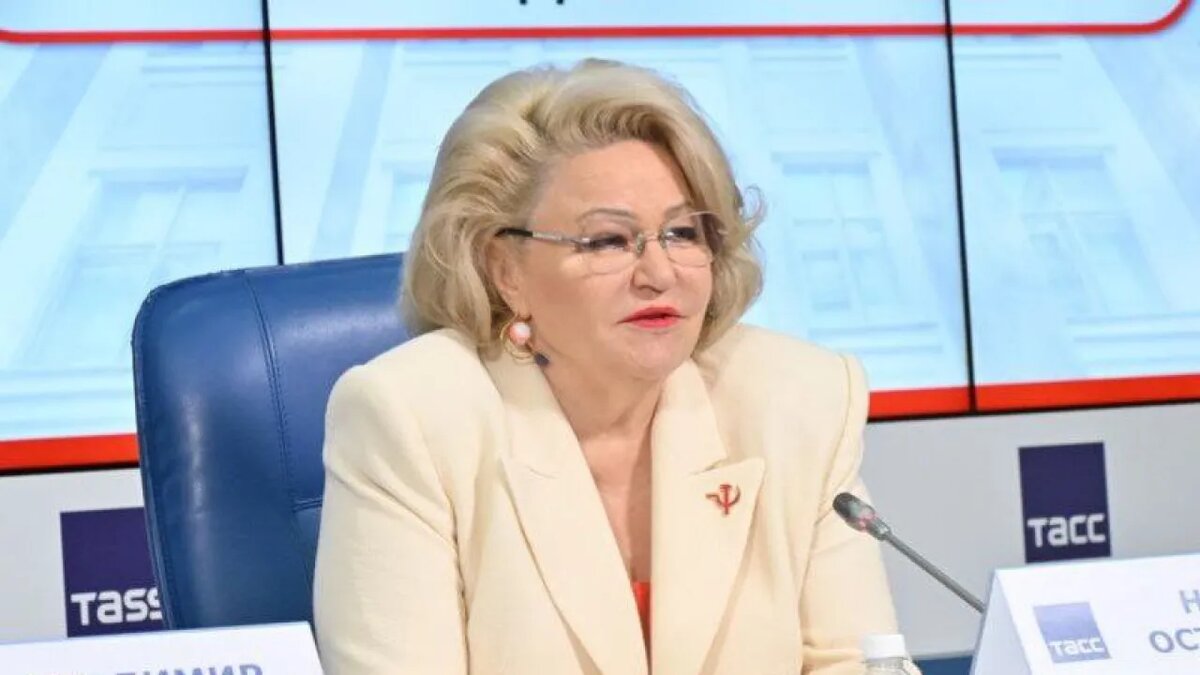    Глава Комитета Госдумы по защите семьи Нина Останина.