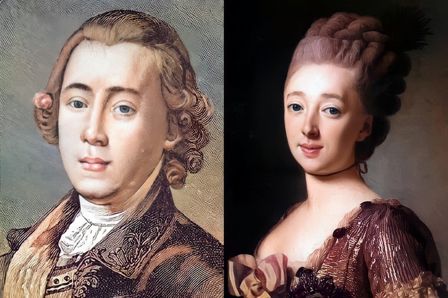 Сергей Салтыков и Екатерина