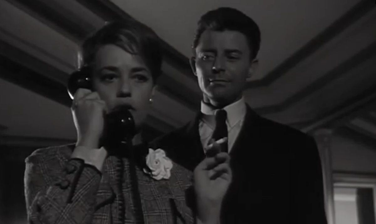 Жанна Моро и Жерар Филип в фильме "Опасные связи"