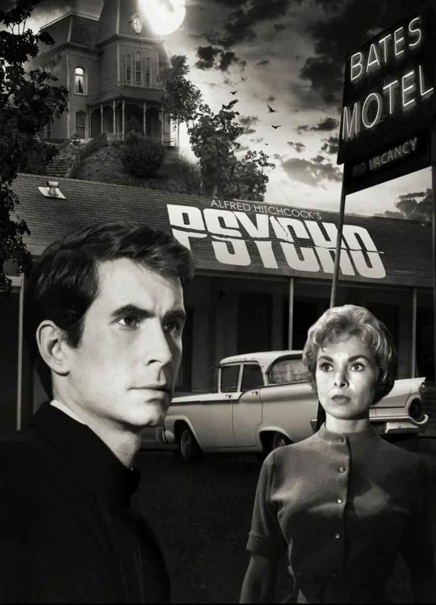 Постер к фильму «Психо». © Режиссёр Альфред Хичкок / Paramount Pictures, 1960