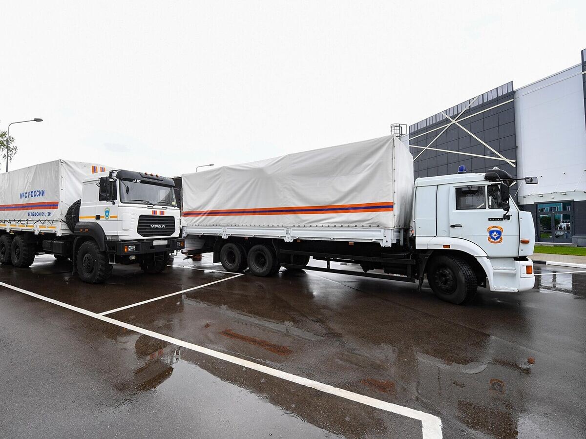    Верхневолжье направило в Курскую область 20 тонн гуманитарного груза© Фото : Пресс-служба правительства Тверской области