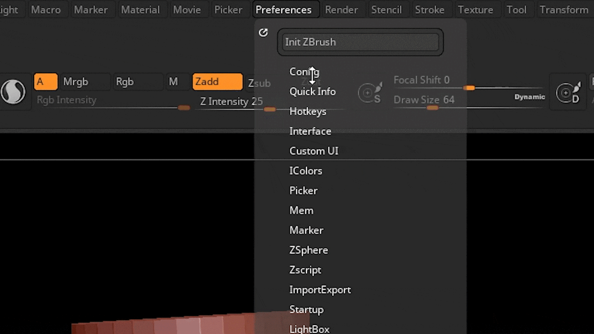 Preferences => Config => Enable Customize => Store Config