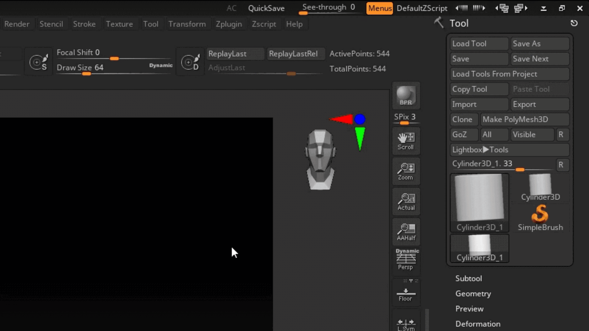 Close Zbrush => Save changes to startup hotkeys => Restart Zbrush => Enjoy