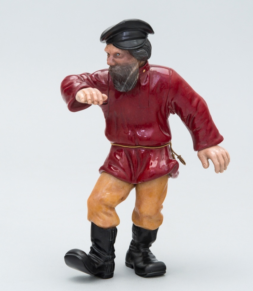 Фигурка пляшущего мужика. Санкт-Петербург, около 1910. Фирма К. Фаберже.