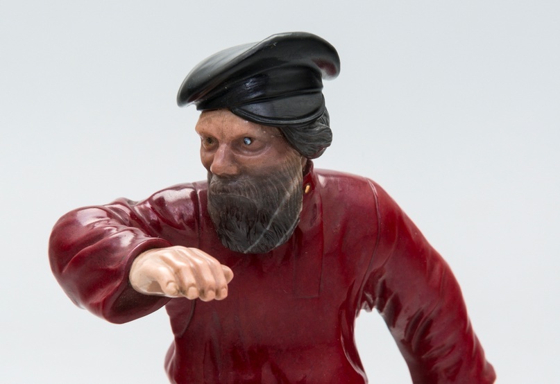 Фрагмент фигурки пляшущего мужика. Санкт-Петербург, около 1910. Фирма К. Фаберже.