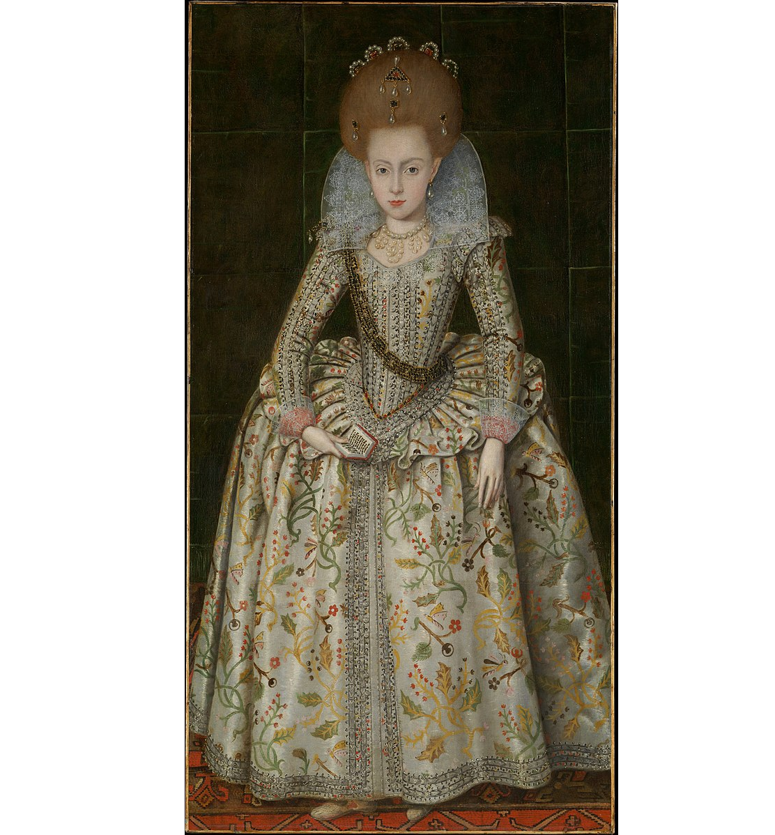 "Портрет принцессы Елизаветы" Роберт Пик, 1606. (с) Из коллекции Метрополитен-музея