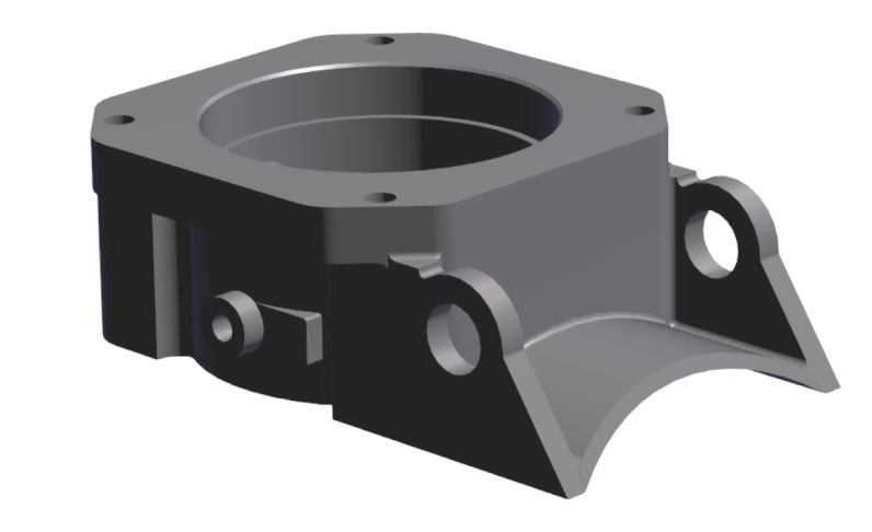Рисунок 2 – Станина электродвигателя (деталь)