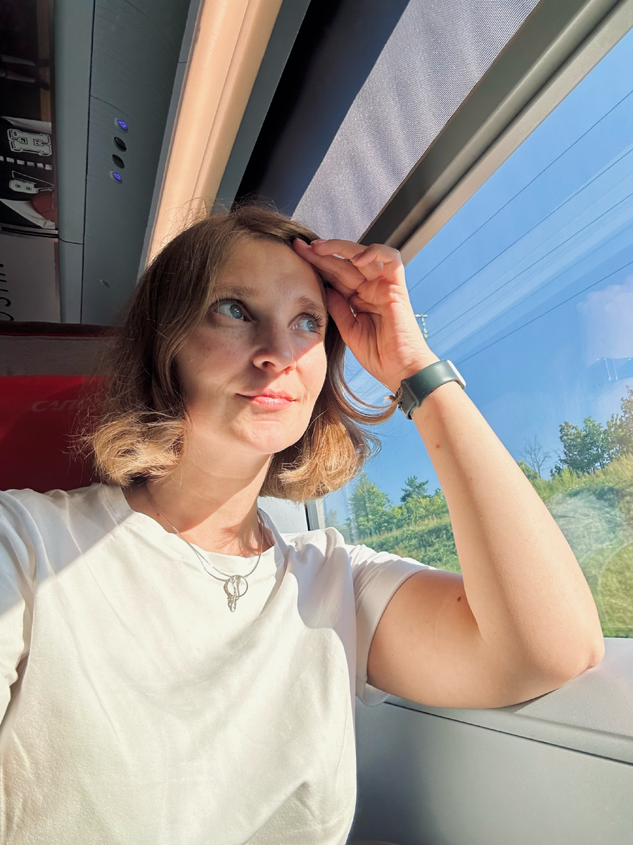 А я в 6.50 утра на «Сапсане» отправилась на свою долгожданную перезагрузку.