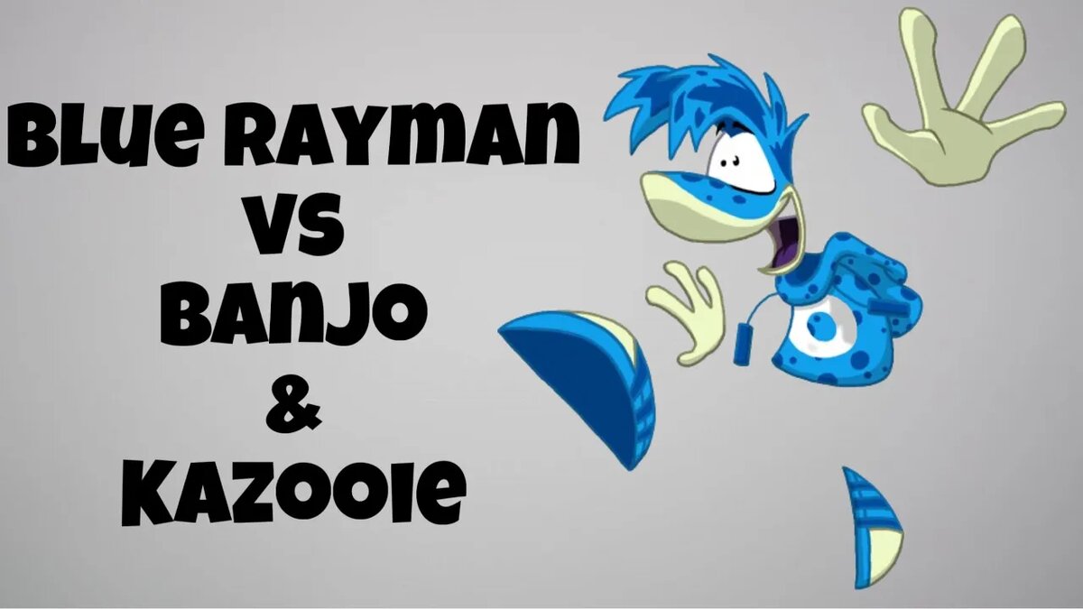 Super Smash Bros Ultimate - Blue Rayman vs Banjo & Kazooie (SSBU)
