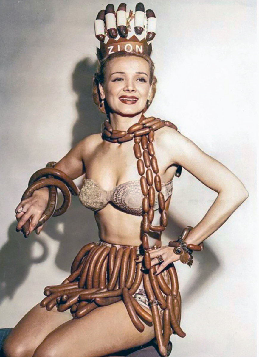 "Мисс Королева сосисок" или "Мисс Сосиска", 1955 год
