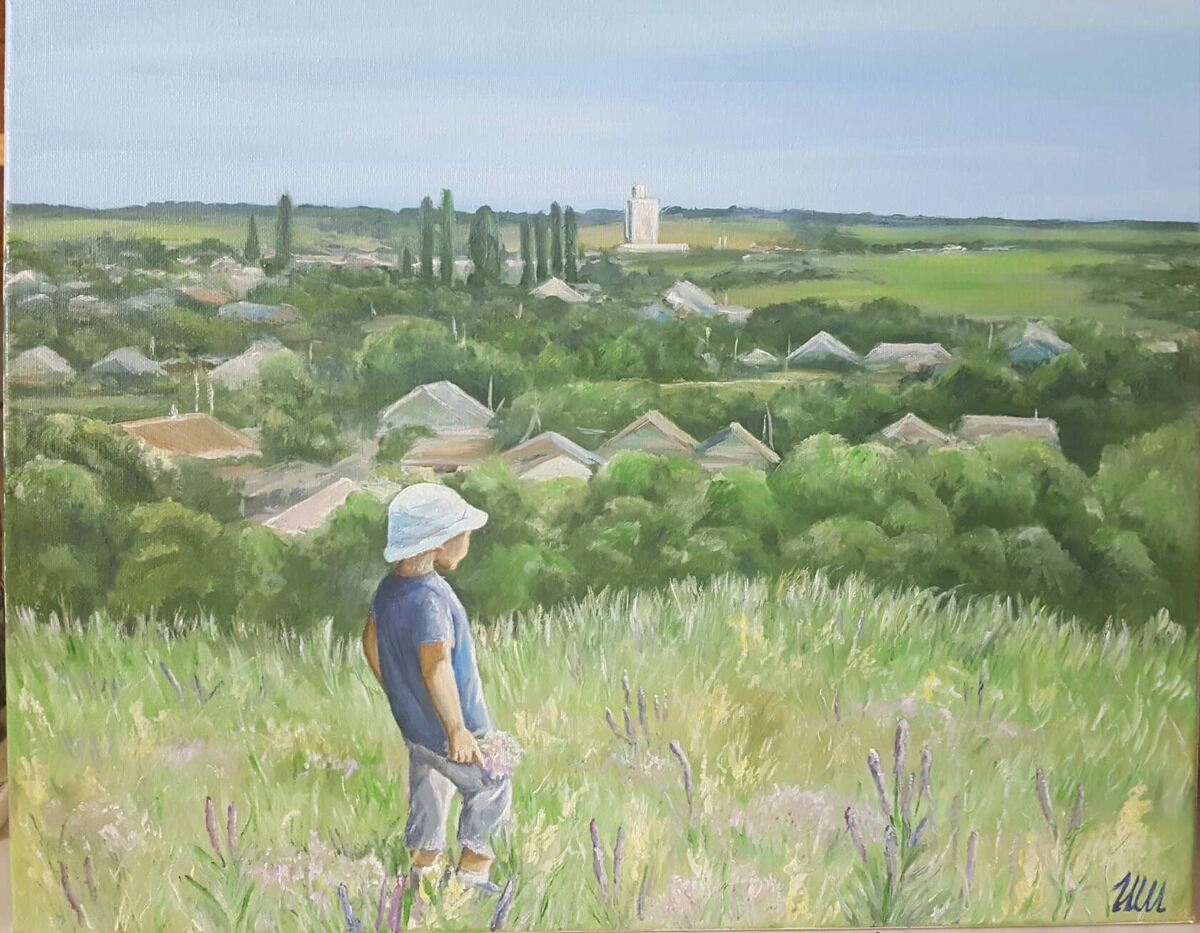 "На Панской горе", Н. Швецова, масло/холст, 40*50см