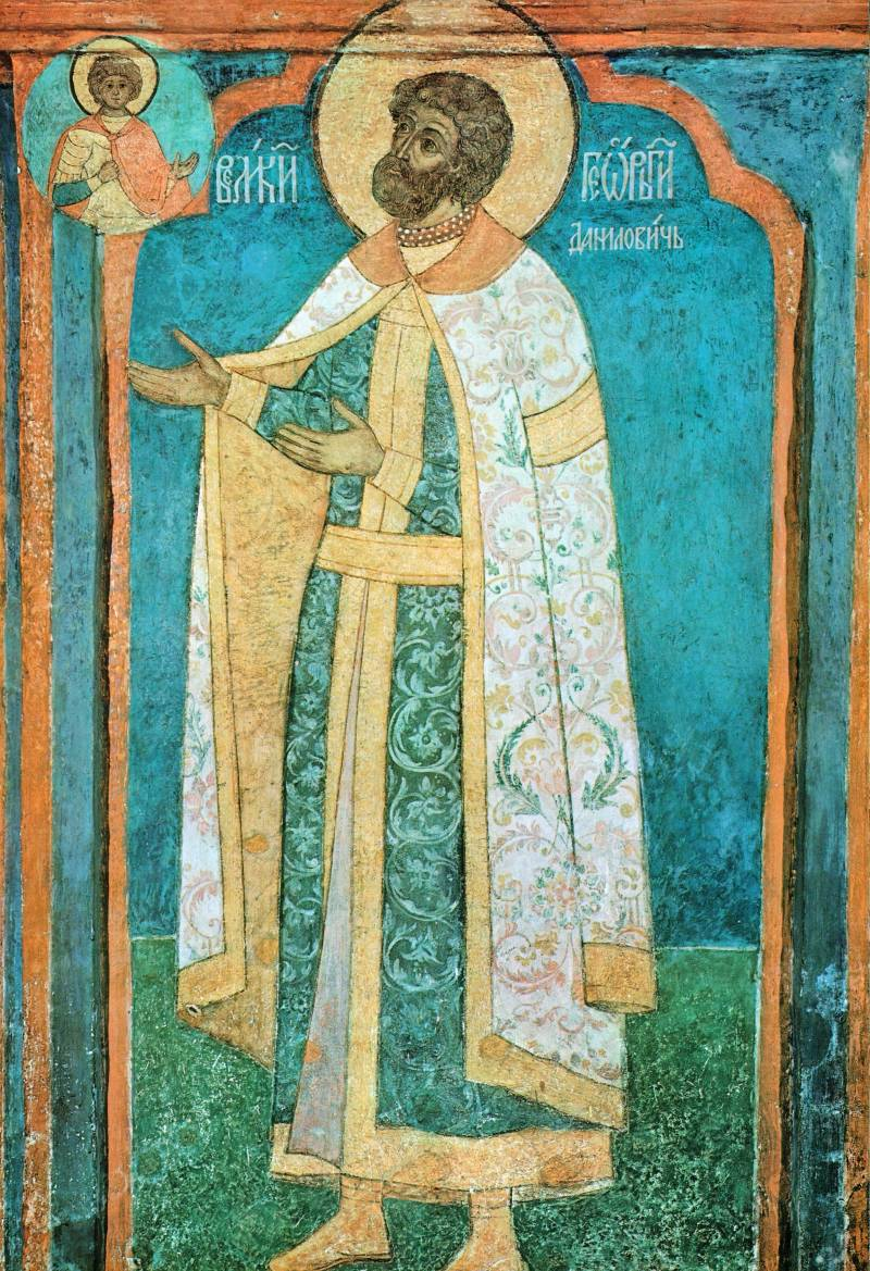 Фреска с изображением князя Юрия III Московского