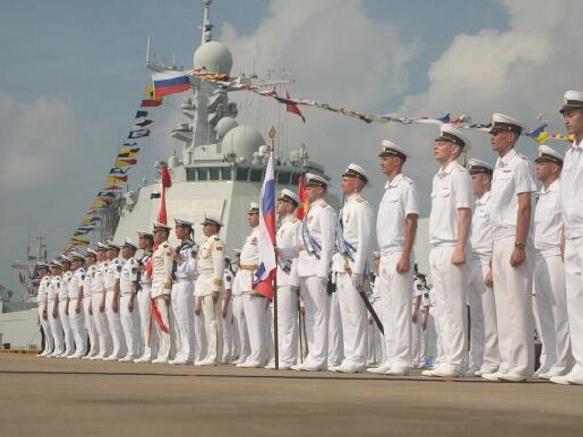    Торжественная церемония открытия российско-китайского военно-морского учения "Морское взаимодействие - 2024"© Фото : Тихоокеанский флот ВМФ России