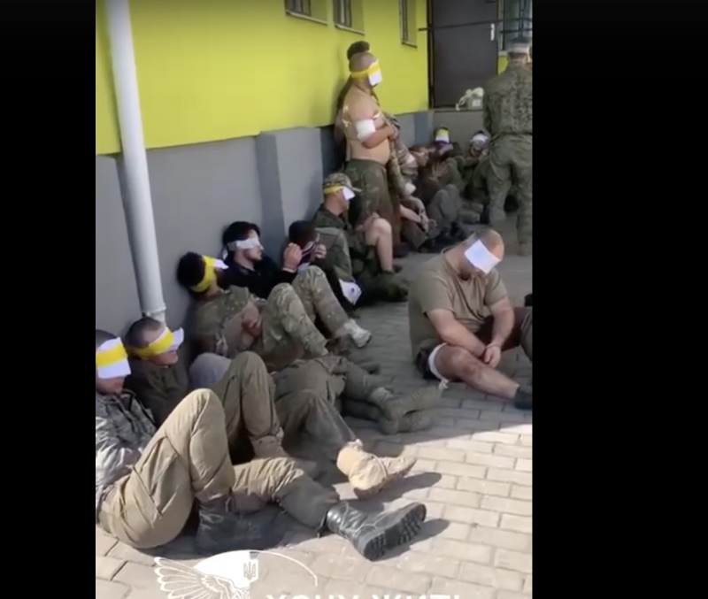    Скриншот из видео украинских Телеграм-каналов