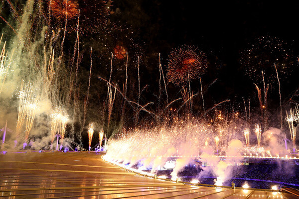 Церемония закрытия летних Олимпийских игр в Париже, 12 августа 2024 года / Fabrizio Bensch/Reuters