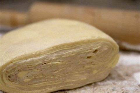 Рецепт Слоеное тесто бездрожжевое