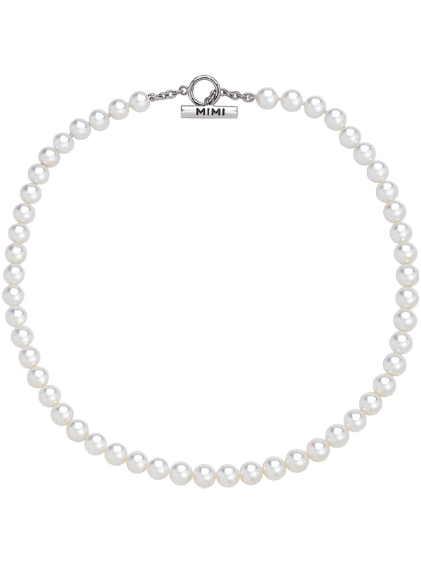 Колье MIMI Classic из серебра с жемчугом