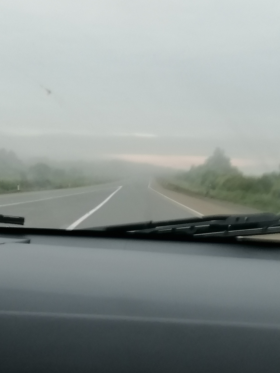 на рассвете