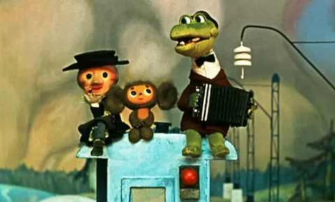 Фото из мультика про Чебурашку.