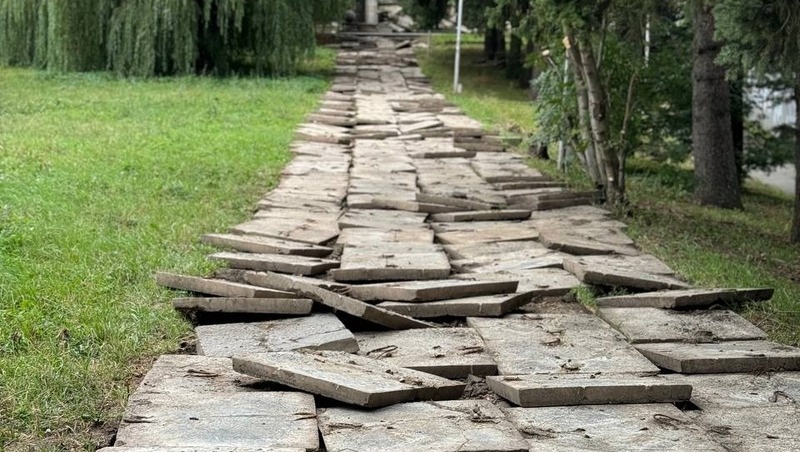    Дорожка за Островскими ваннами Фото: администрация Железноводска
