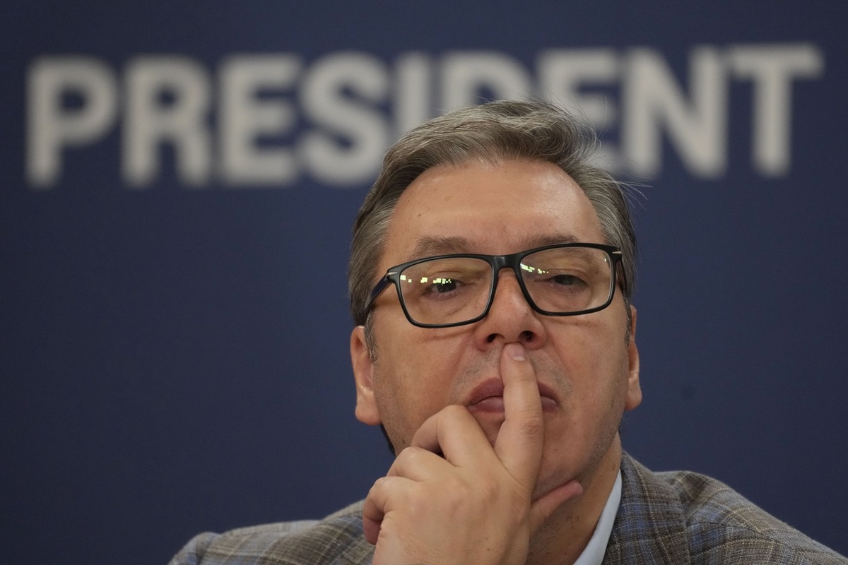 Фото © Darko Vojinovic / AP / ТАСС / Президент Сербии Александр Вучич