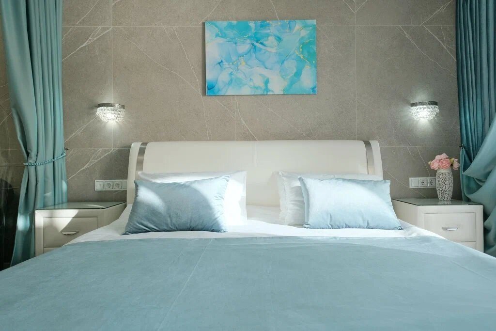 Цветовая гамма номеров настраивает на расслабленный ритм и внутреннее спокойствие. Фото: Serenity Premium / Яндекс Путешествия