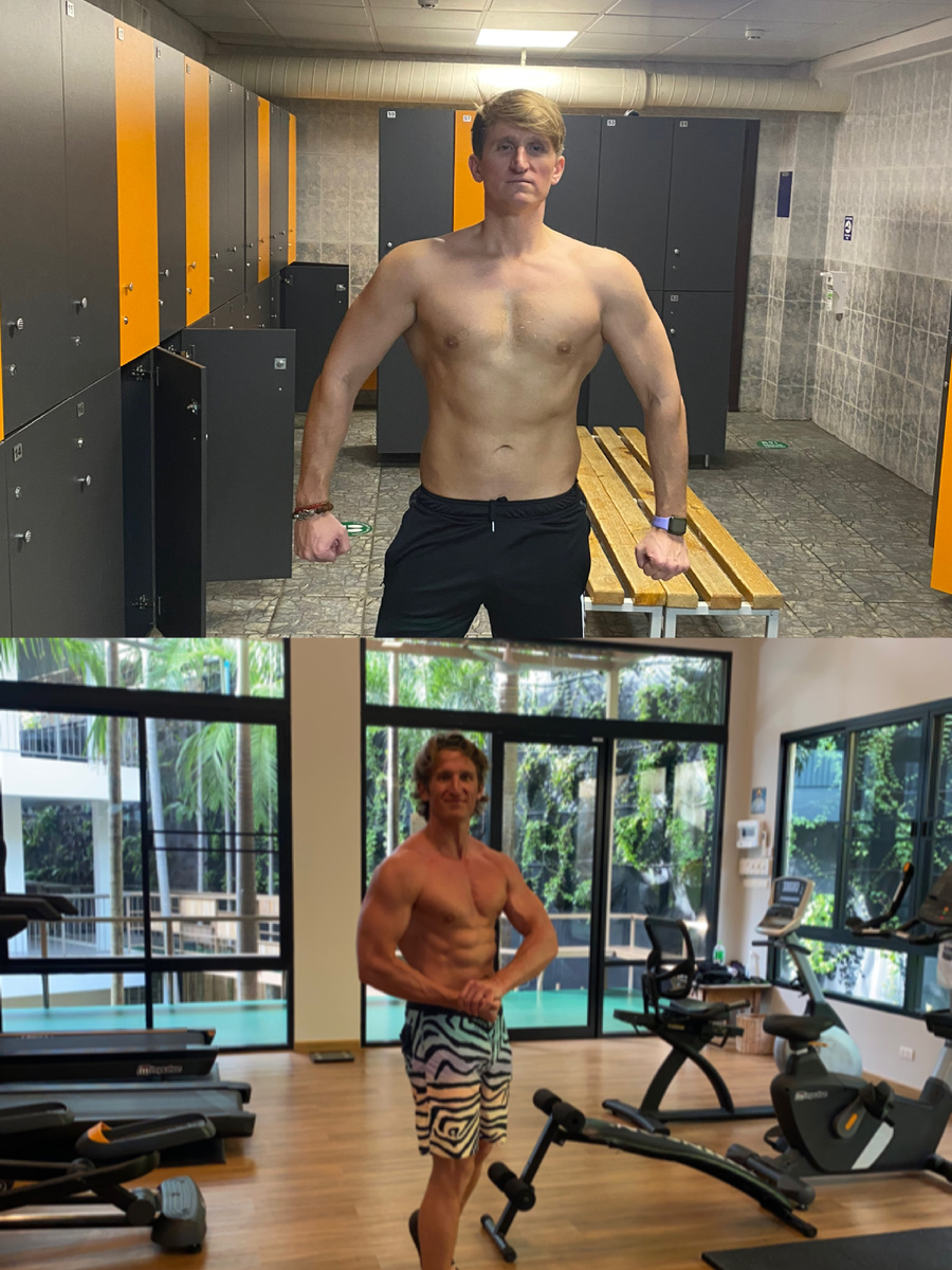 На фотографии видно, как методика помогла убрать жирный живот и в целом улучшить внешний вид. 