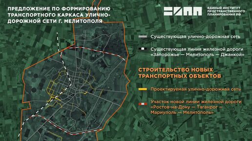 Восстановление и развитие улично-дорожной сети на территории г. Мелитополя