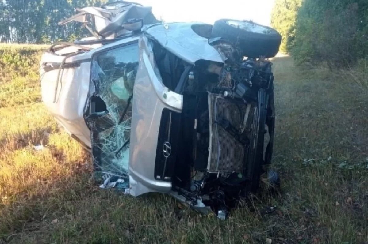    На водителя перевернувшегося под Липецком автомобиля завели уголовку