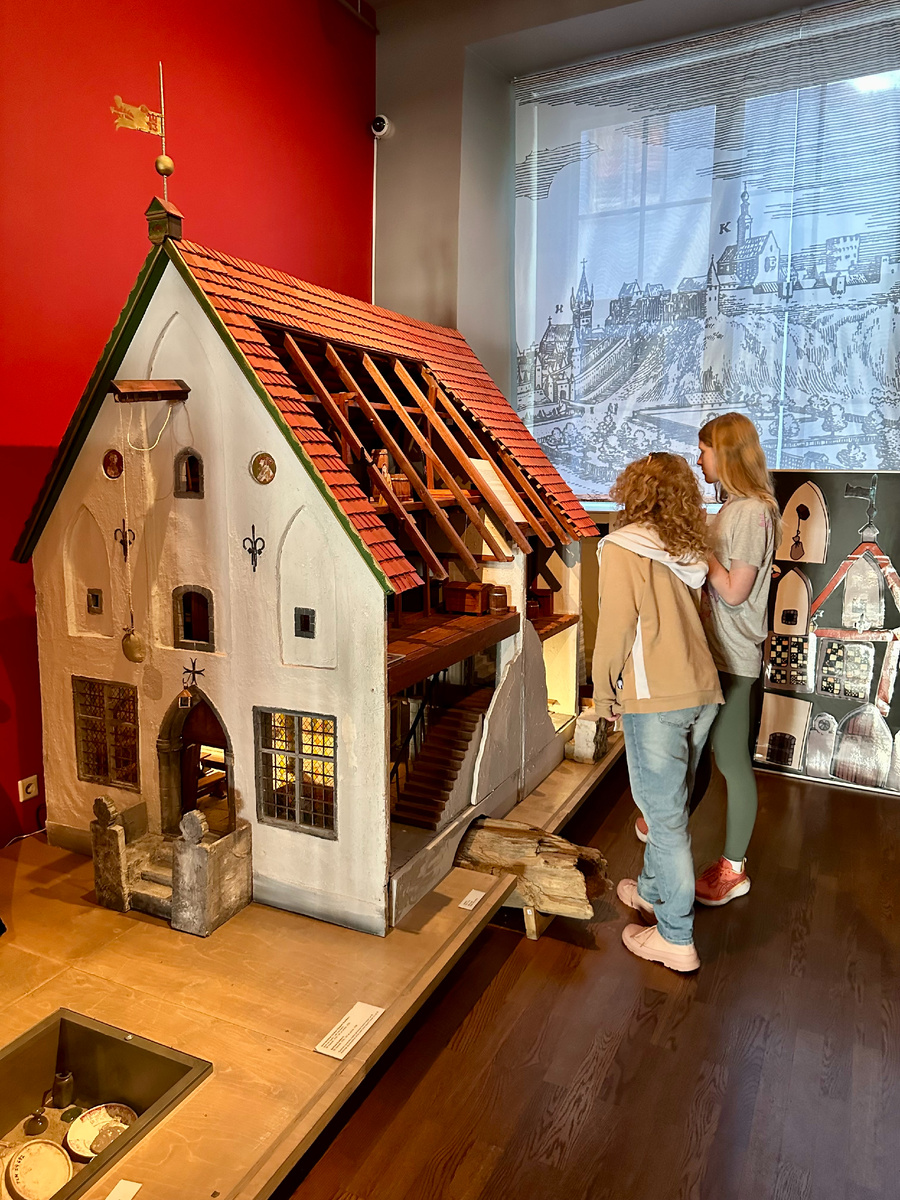 Посетители и экспонаты музея