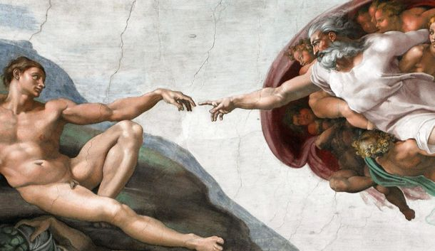 Сотворение Адама, Микеланджело, 1511 год 