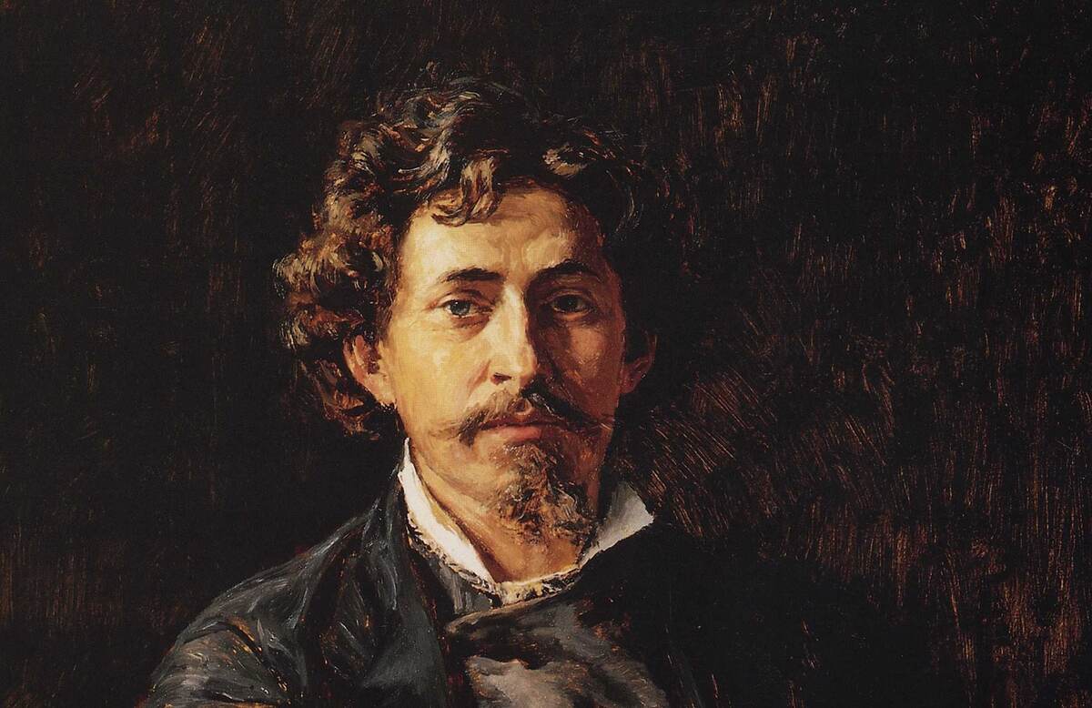 В.Д. Поленов. Портрет И.Е. Репина. 1879 г. Холст, масло. Собрание Государственной Третьяковской Галереи
