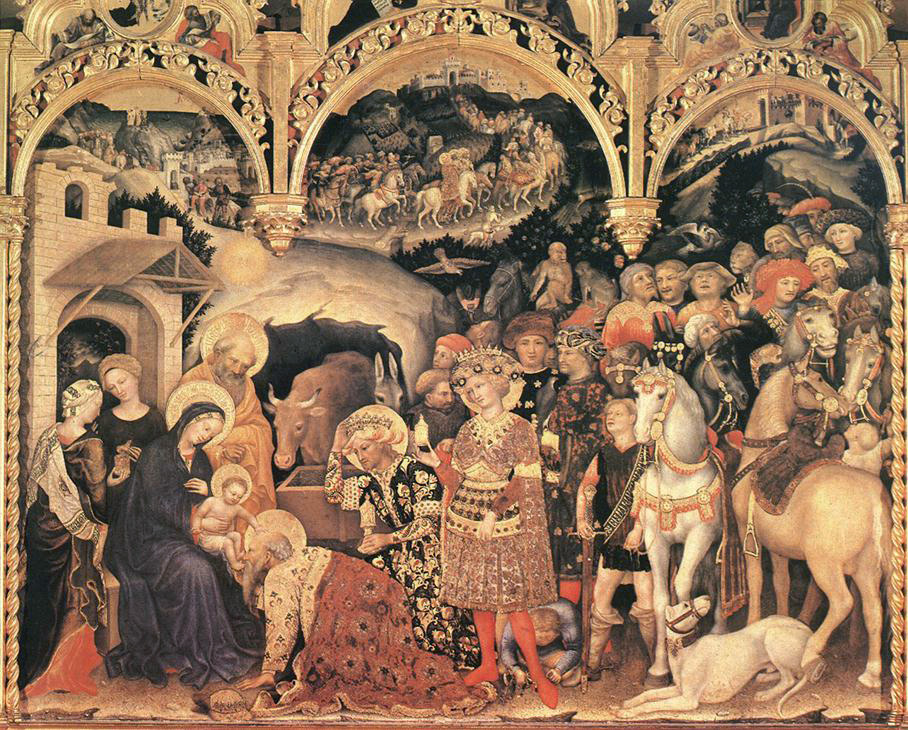 Джентиле да Фабриано «Поклонение волхвов», 1423 г.