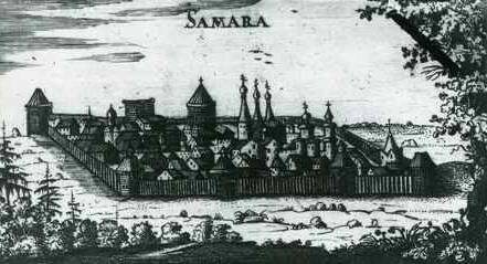 Гравюра из книги Адама Олеария "Путешествие в Московию", 1636г.