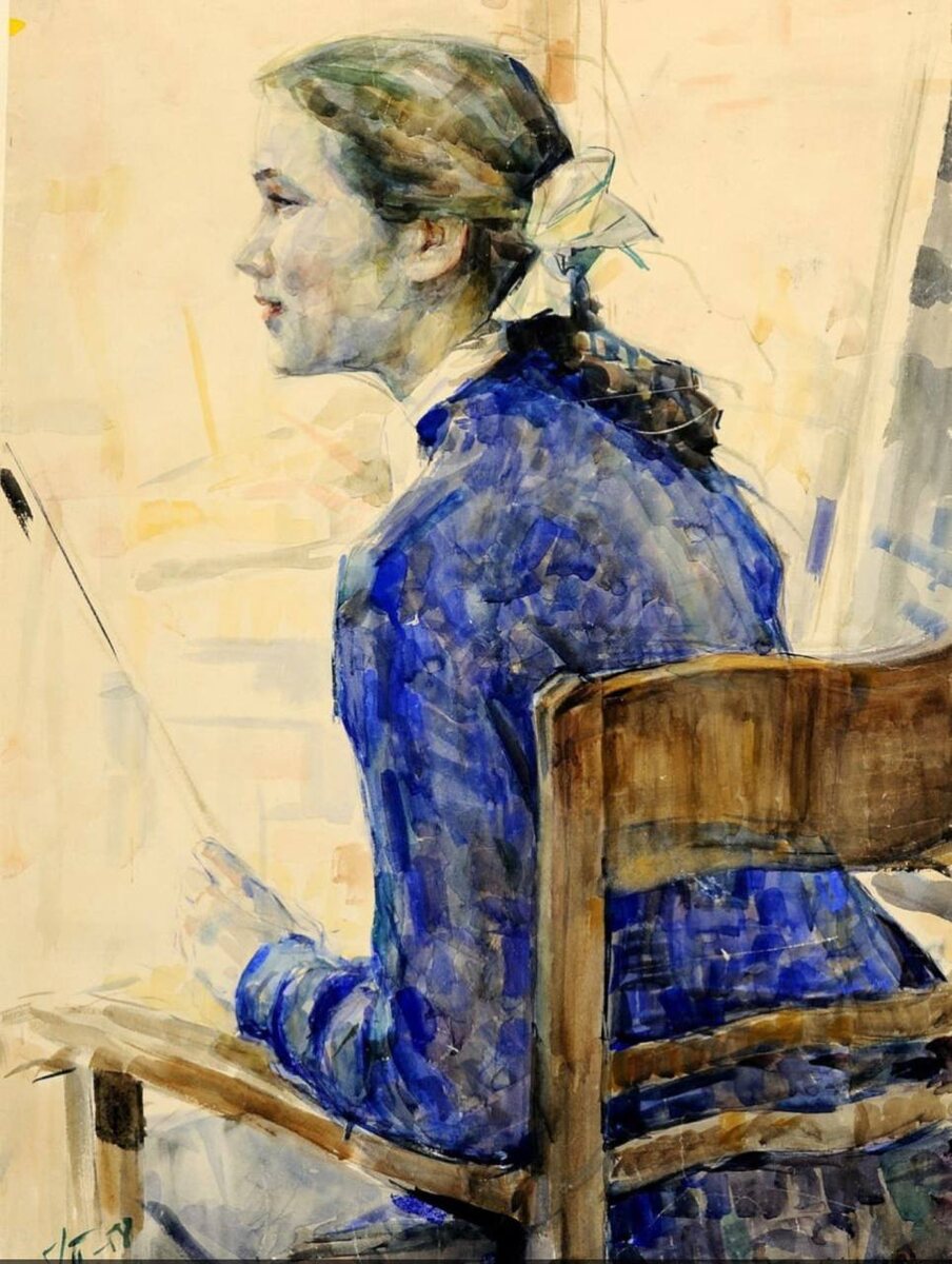 Алексей Кузнецов. «Валя». 1958