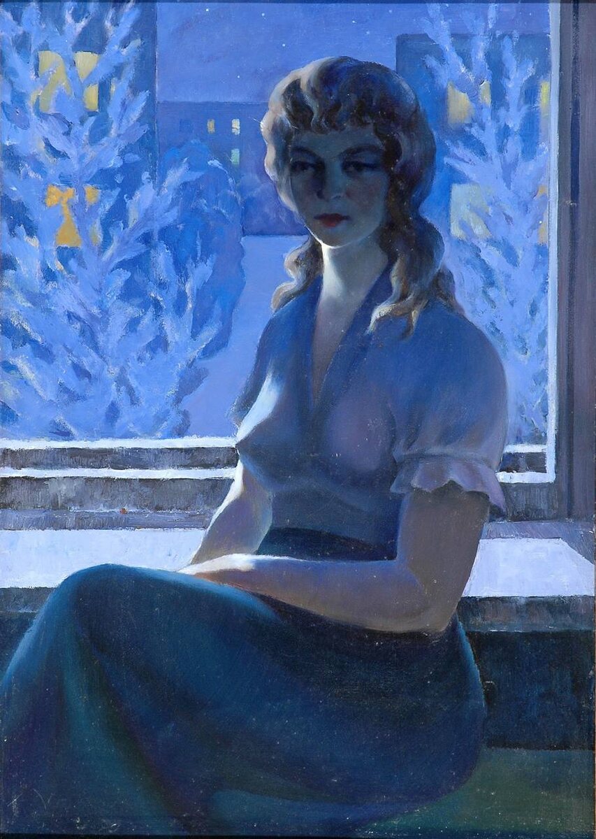 Владимир Суханов. «Зимний вечер». 1982