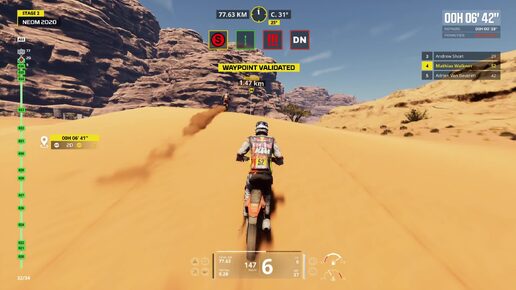 Dakar Desert Rally гонка но мотоцикле PS5