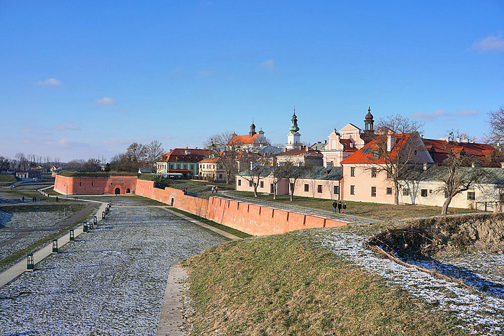 Польская крепость Замосць (до 1920 года Замостье).