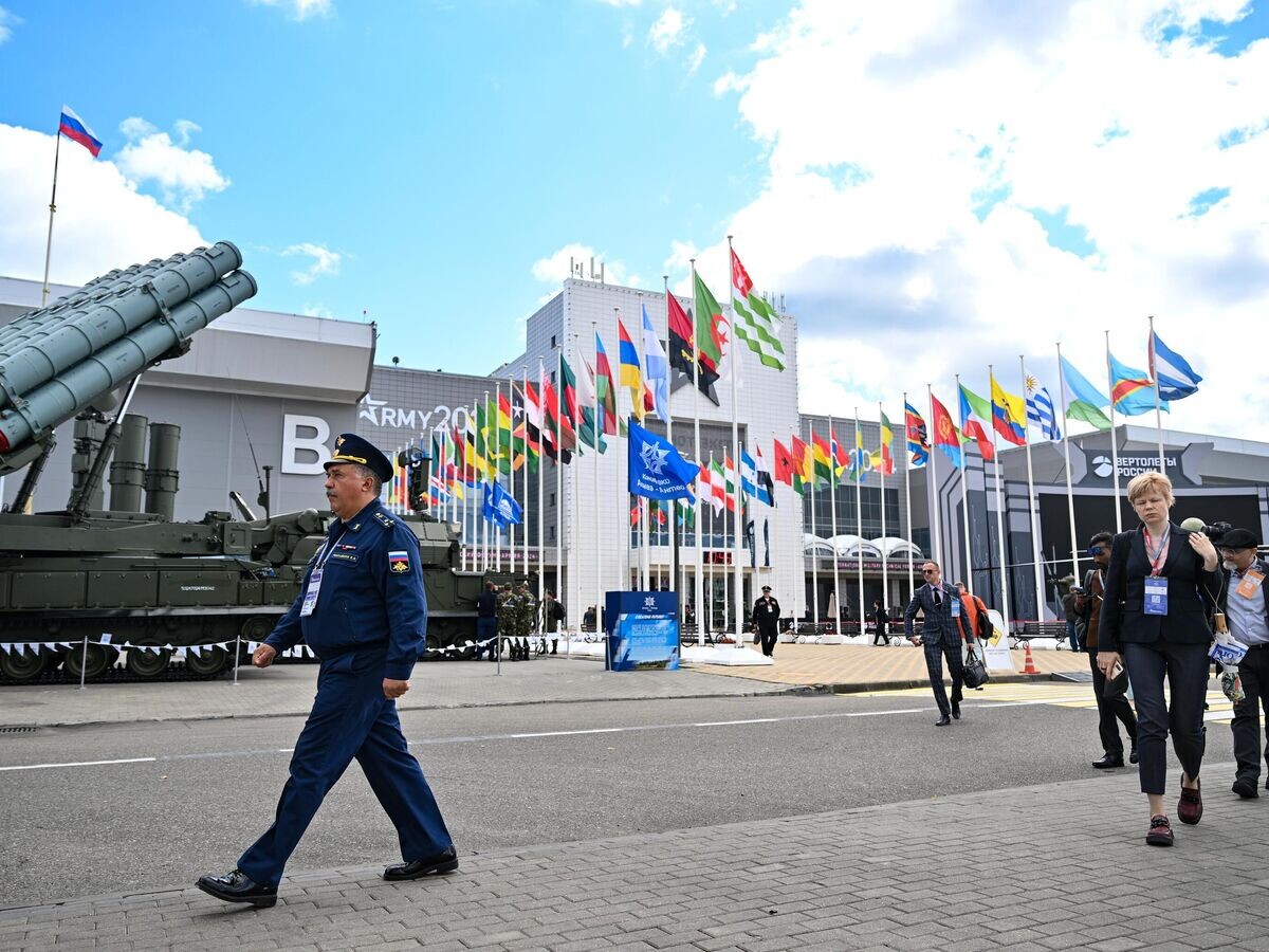    На Х Международном военно-техническом форуме "Армия-2024" в Конгрессно-выставочном центре "Патриот"© РИА Новости / Пелагия Тихонова