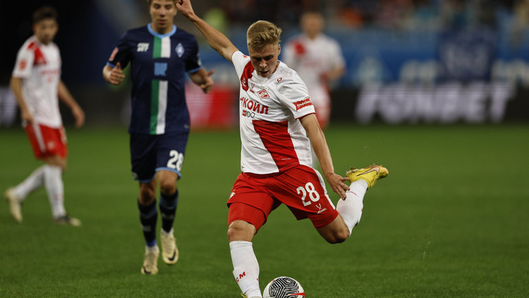    Полузащитник «Спартака» Даниил Зорин. ФК «Спартак»