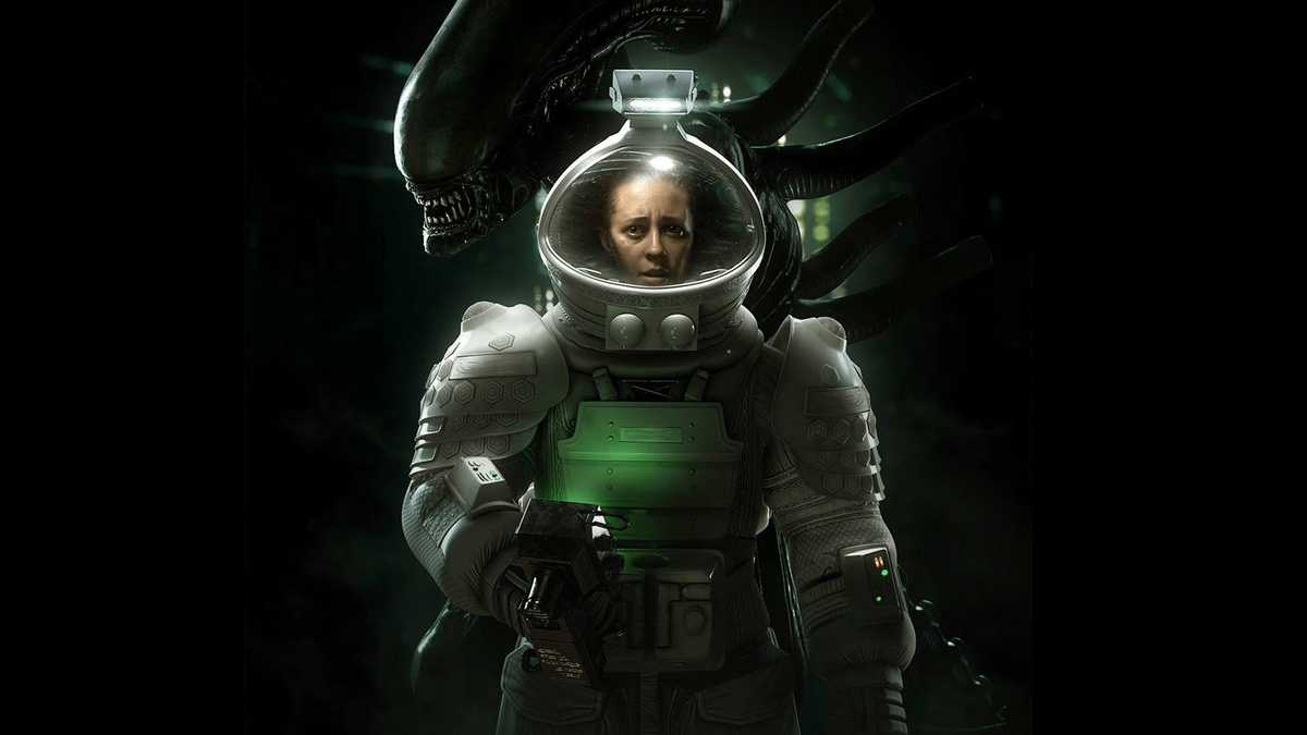 Арт для игры "Alien Isolation".