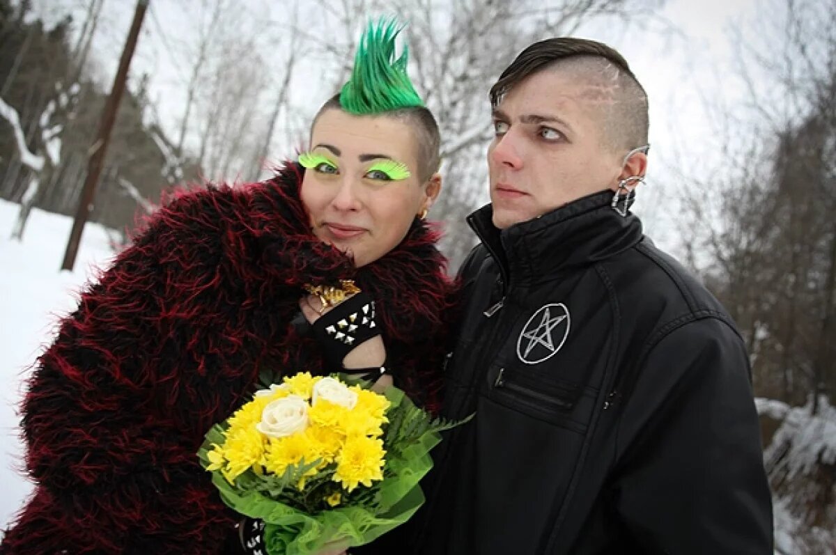    Фото Натальи с первым мужем