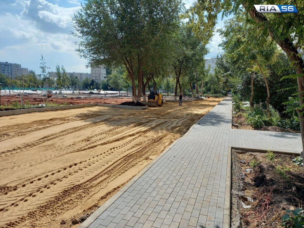    Контуры будущего парка уже проявляются у «Китайской стены» в Оренбурге Белов Михаил Александрович