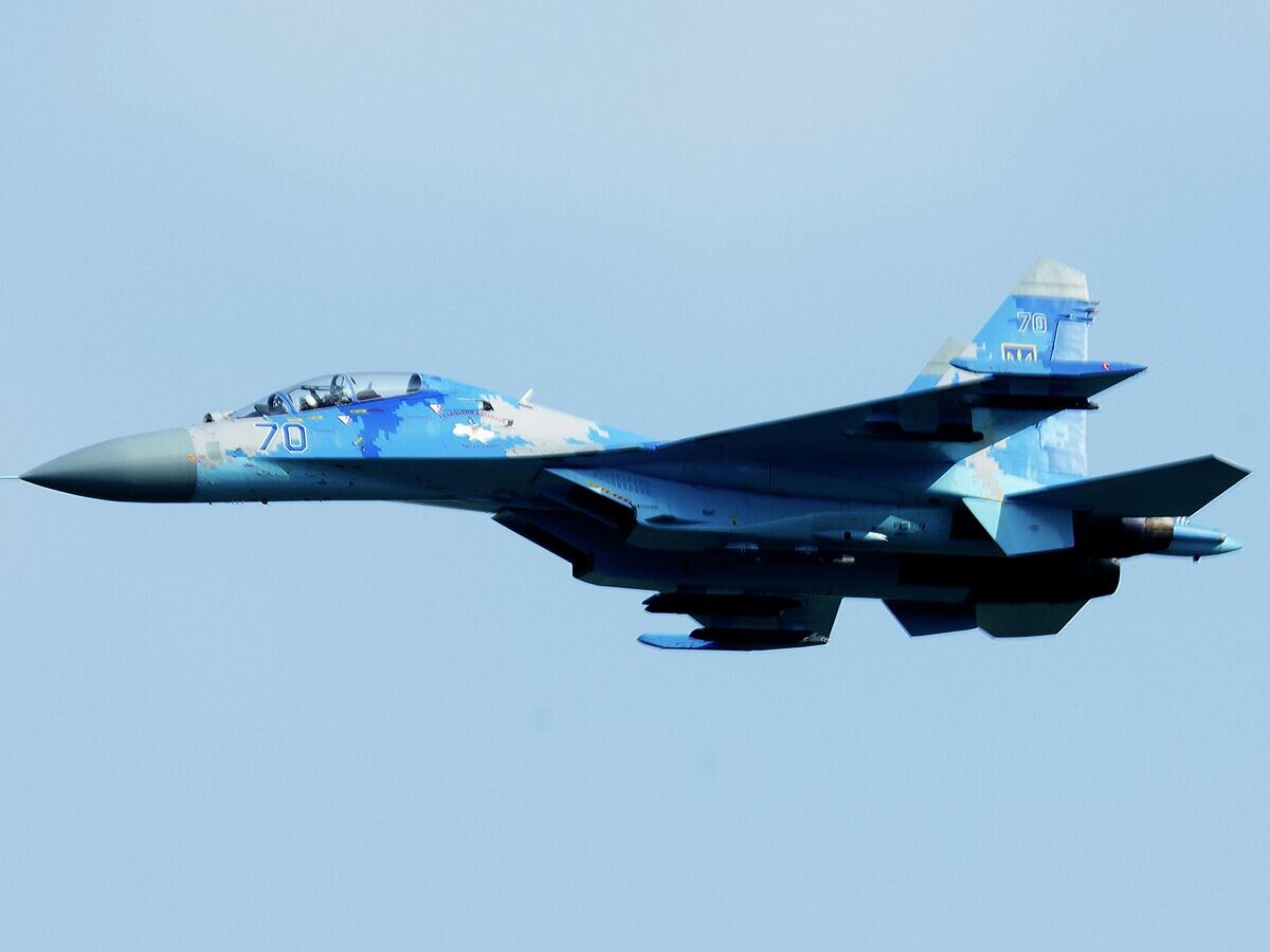    Истребитель Су-27 ВВС Украины© Фото : U.S. Air Force / Christopher Sparks