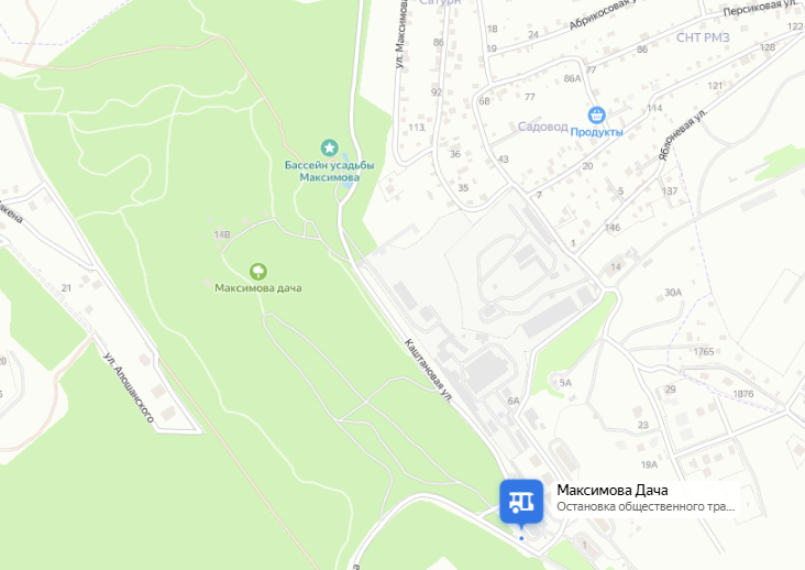 Именно по этой дороге, которую видно на карте, мы сюда и приехали.