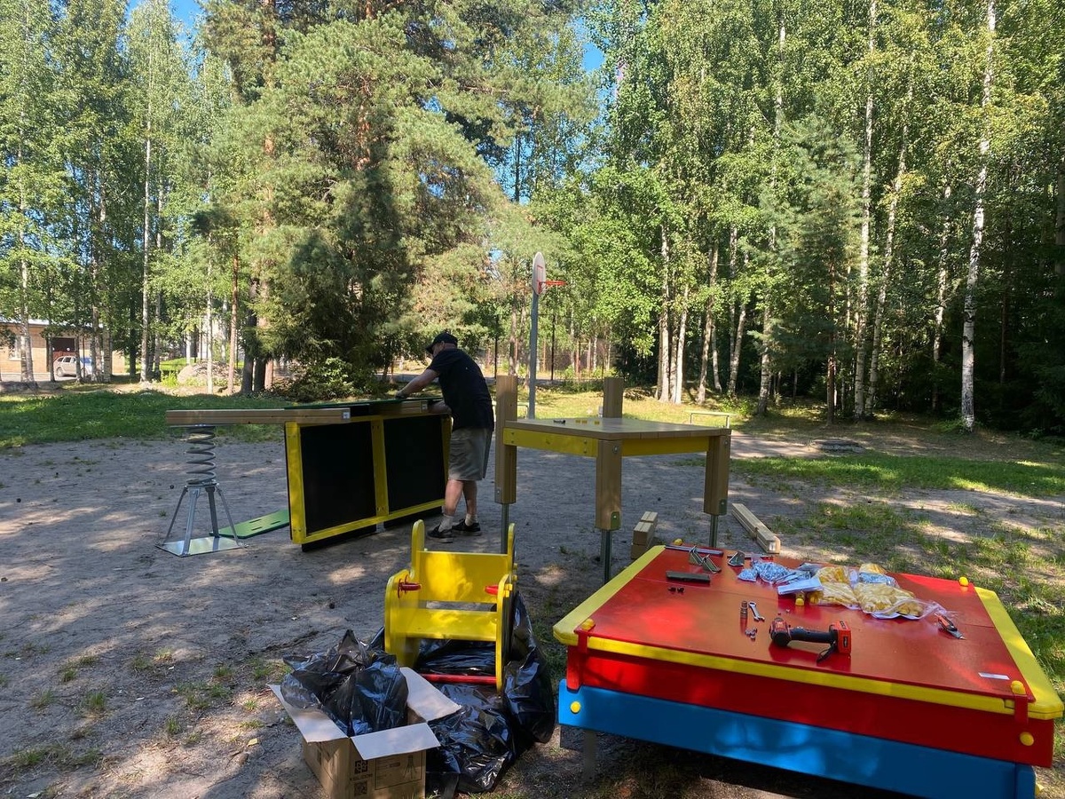    Игровой городок оборудуют у детской больницы в ПетрозаводскеМинздрав Карелии