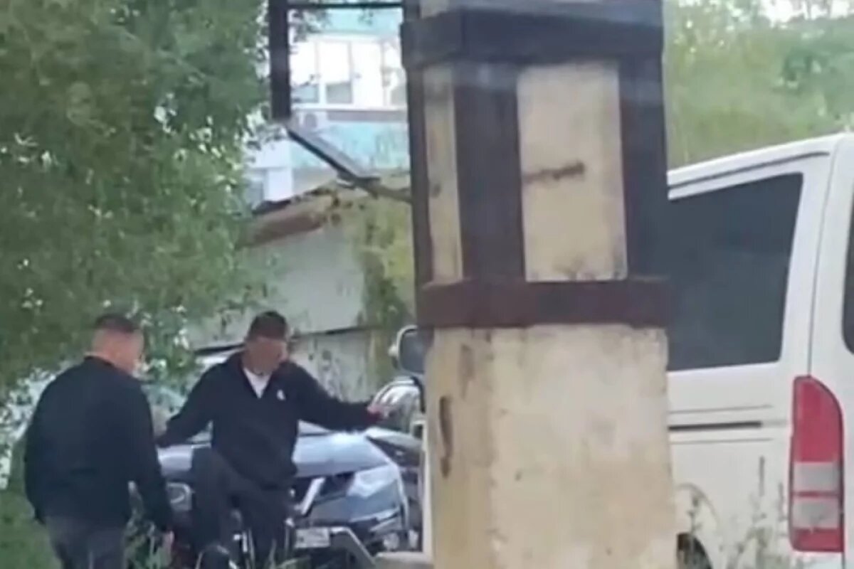    Кадр с места событий.