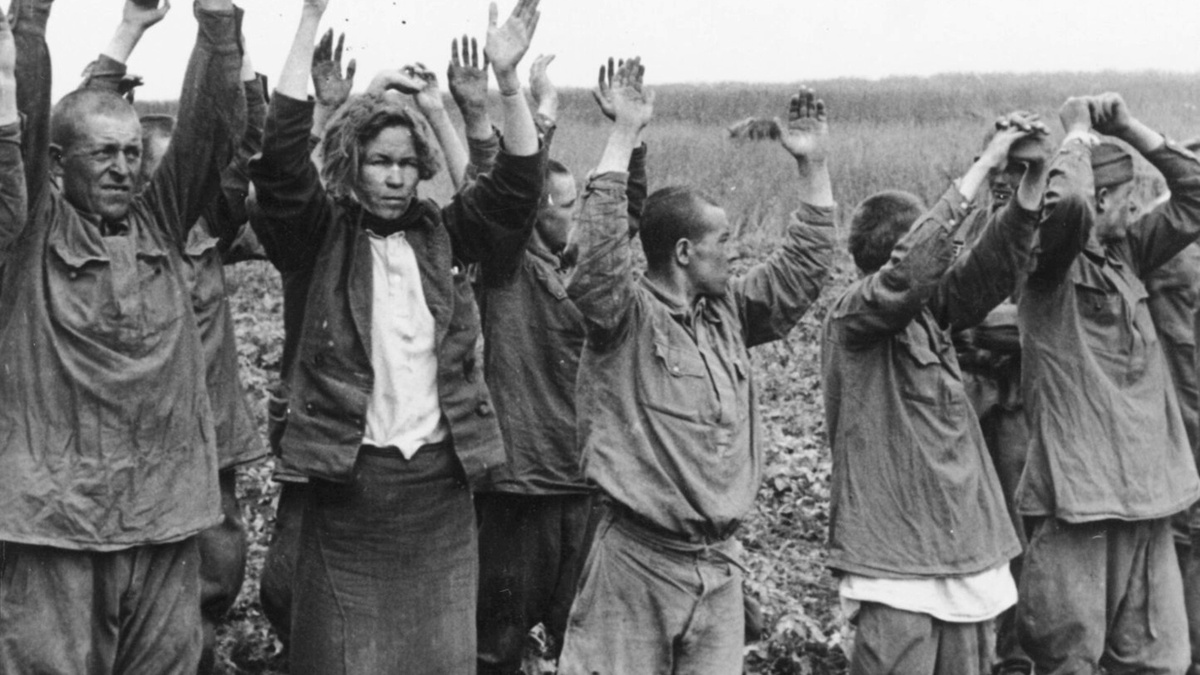 Советские пленные 1941 г. Снимок из федерального архива Германии