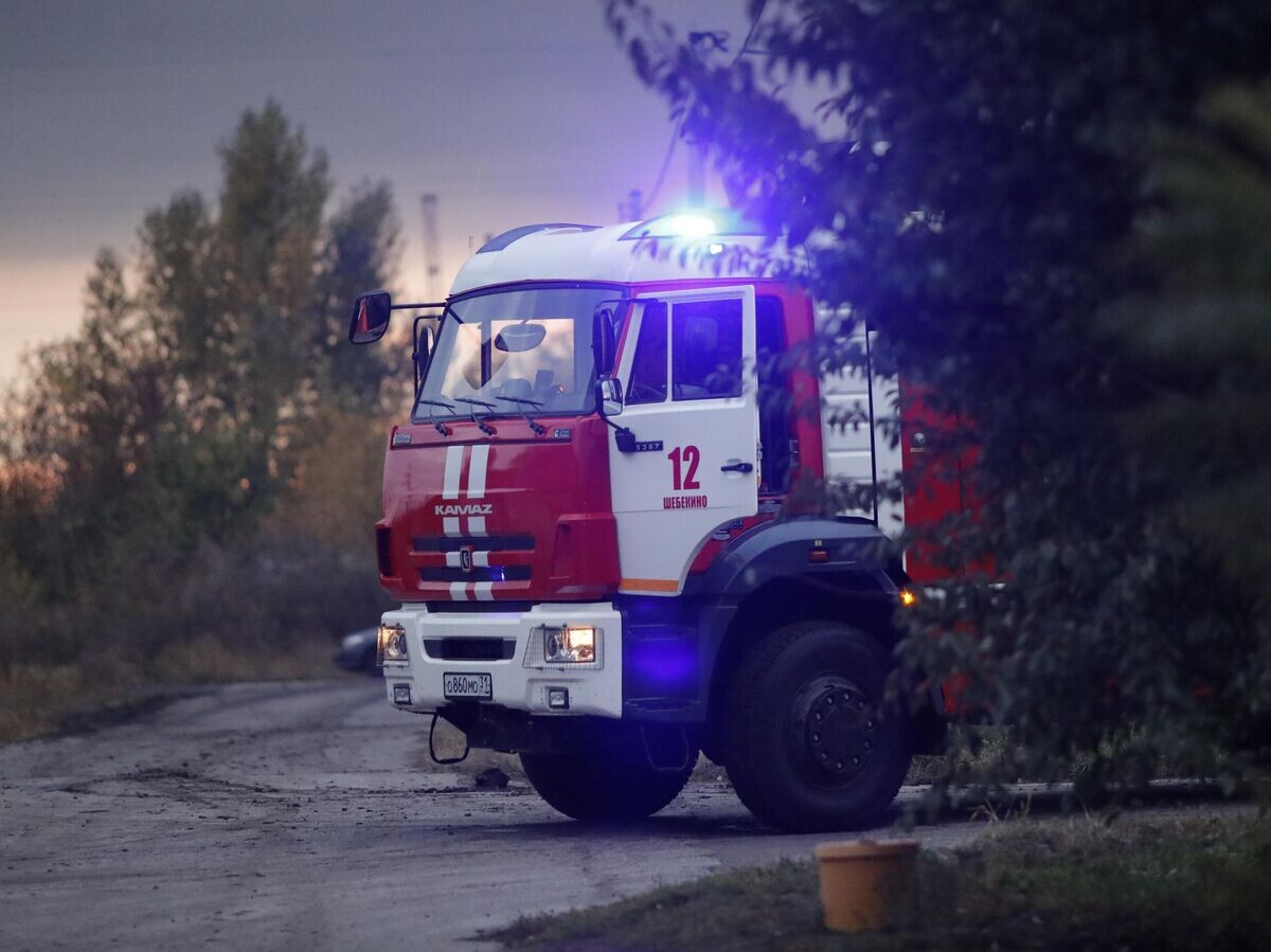    Пожарная автомашина в Шебекинском городском округе© РИА Новости / Таисия Лисковец