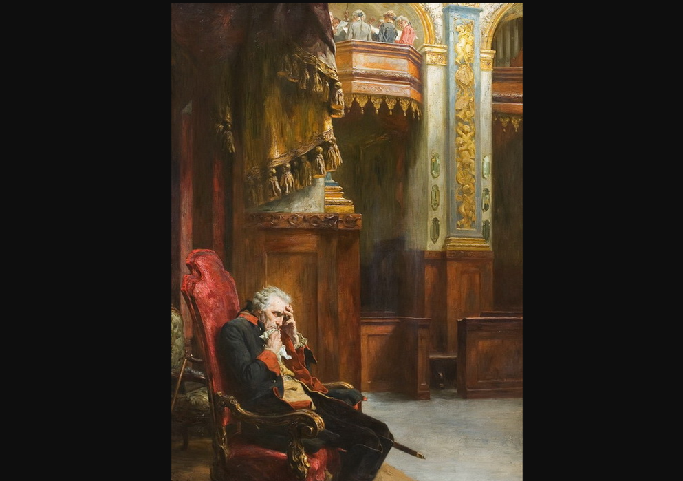 Артур Кампф. "Фридрих Великий после возвращения с Семилетней войны". 1902 